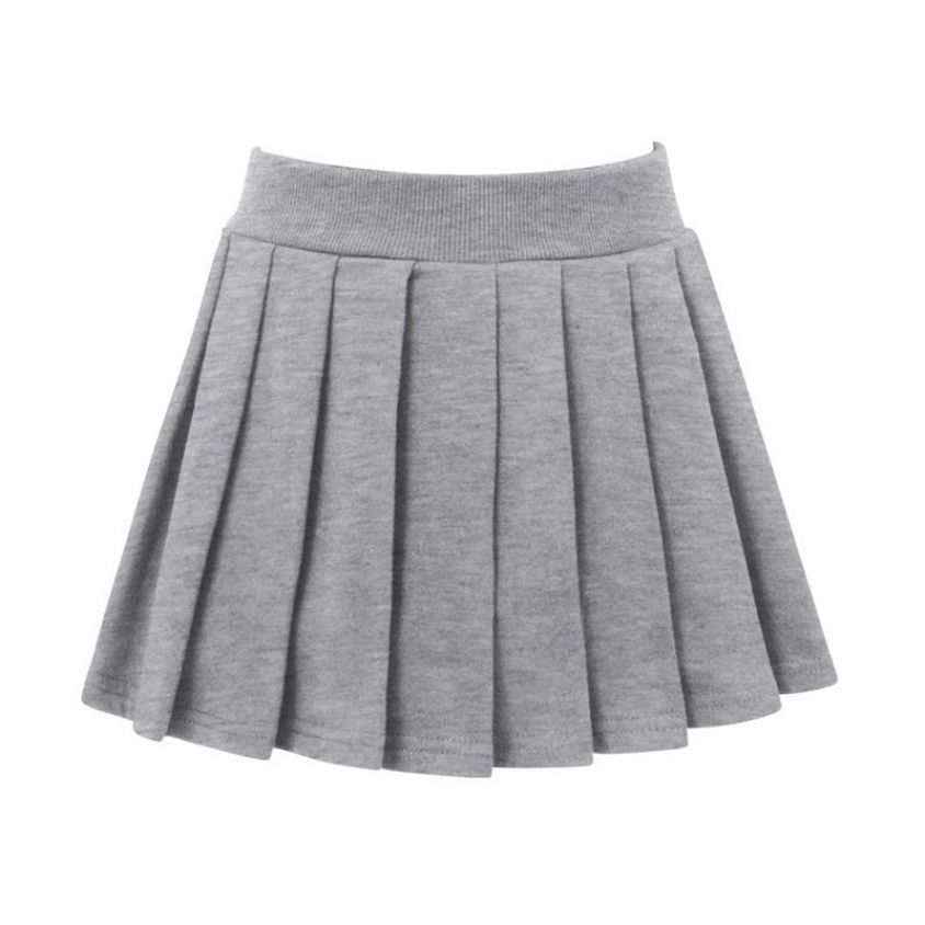 uniformi scolastiche gonna a pieghe con coulotte colore grigio chiaro
